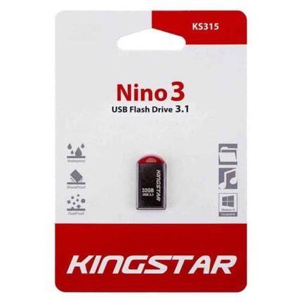 فلش مموری 64GB کینگ استار مدل nino 3 KS315 USB3.1