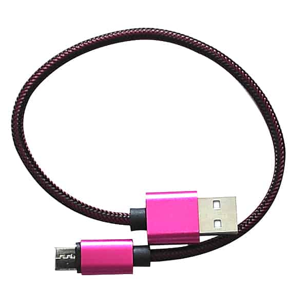 کابل پاوربانکی تایپ سی به USB طول 28 سانتیمتر