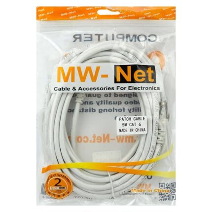 کابل شبکه Cat6 مدل MW_Net طول 5 متری