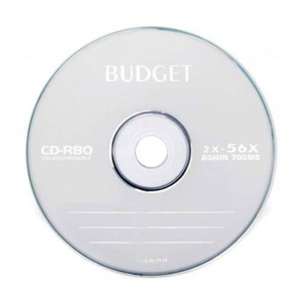 CD خام باجت BUDGET بسته 50 عددی