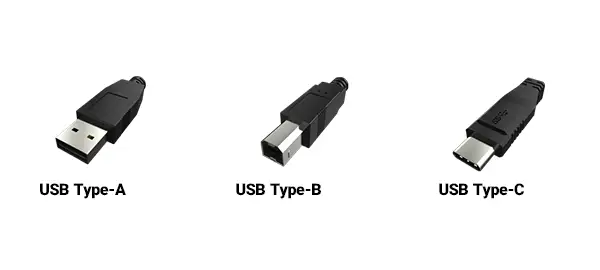 تفاوت کابل های USB-A .USB-b,Usb-C