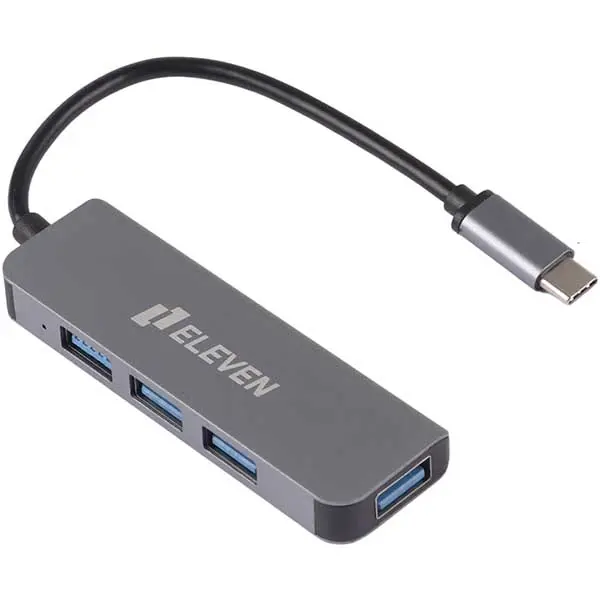 هاب Eleven H801 USB3.0 4Port Type-C