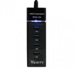 هاب 4پورت Verity H402 USB3.0