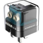 کلگی فست شارژ Powerologe PWCUQC020 2Port Type-C PD 35W