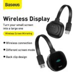 دانگل وای فای HDMI بیسوس Baseus Meteorite Shimmer Wireless Display Adapter 4k/30Hz BS-OH154