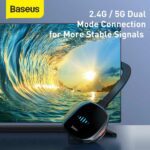 دانگل وای فای HDMI بیسوس Baseus Meteorite Shimmer Wireless Display Adapter 4k/30Hz BS-OH154