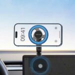 پایه نگهدارنده مغناطیسی موبایل گرین لاین مدل Green Lion Foldable Magnetic Car Mount GNFLMAGCMTBK