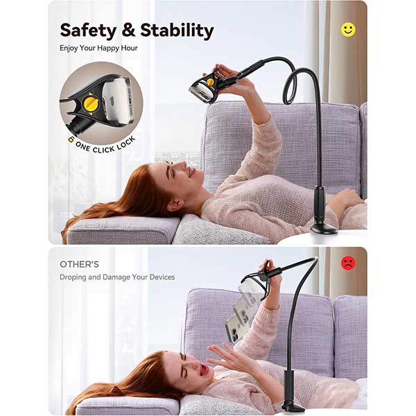 پایه نگهدارنده گوشی موبایل JOYROOM Gooseneck Phone Holder JR-ZS389