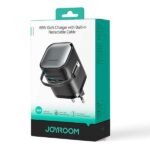 آداپتور با کابل متصل تایپ سی Joyroom GaN 65w Charger JR-TCL02EU