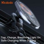 هولدر و شارژ وایرلس مگنتی مک دودو Mcdodo Transparent Magnetic Wireless Charging Car mount CH-2340