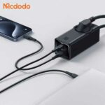 آداپتور شارژ و چند راهی محافظ برق 70 وات مک دودو مدل MCDODO GaN CH-4620