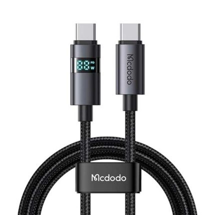 کابل شارژ دوسر تایپ سی 100 وات با نمایشگر مک دودو Mcdodo CA-5610 100W USB-C to USB-C Cable