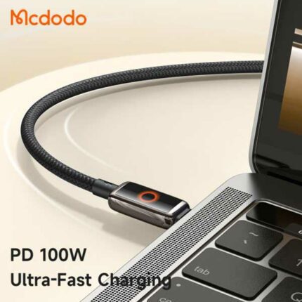 کابل شارژ دوسر تایپ سی 100 وات مک دودو Mcdodo CA-668 100W USB-C to USB-C Auto Power Off Cable