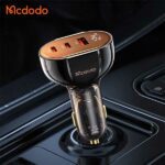 شارژر فندکی سه پورت 100 وات مک دودو Mcdodo Digital Display PD Car Charger CC-2310