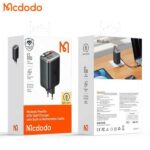 شارژر آداپتور دیواری 3پورت 67وات مک دودو مدل MCDODO CH-4100 GaN با کابل جمع شونده تایپ سی