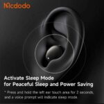 هندرفری بلوتوث مکدودو Mcdodo True Wireless Goodnight Sleep Earbuds HP-449