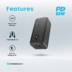 پاوربانک 65 وات 20000 پاورولوژی Powerology Onyx Power Bank PPBCHA19