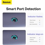 هاب تایپ سی 5 پورت بیسوس Baseus 6 Port USB-C Hub Adapter BS-OH111 B00052807813-00