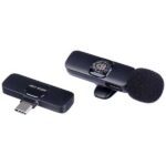 میکروفون بی سیم یقه‌ای تایپ سی گرین Green Lion Solo Wireless Microphone 3 Plugs GNSOLOWMICBK