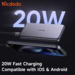 پاوربانک 20وات 10000 مک دودو مدل MCDODO Metal Ultra Thin MC-3781