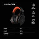 هدست گیمینگ سیمی پرودو Porodo Gaming PC RGB ENC Gaming Headphones pdx417