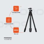 سه پایه دوربین و موبایل پرودو Porodo Ultra-Light Aluminum Tripod PD-TRPSFE