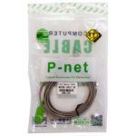 کابل تلفن تخت 2 متر P-net