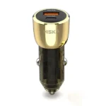 شارژر فندکی 95 وات هیسکا مدل HCC-318 دو پورت
