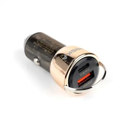 شارژر فندکی هیسکا مدل HCC-318 95 وات دو پورت