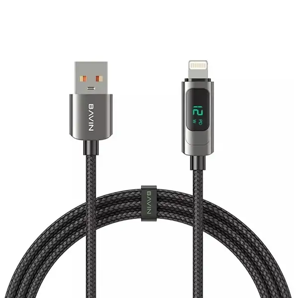 کابل تبدیل USB به لایتنینگ باوین مدل CB255 65W طول 1 متر