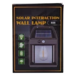چراغ دیواری خورشیدی سنسور دار مدل 889