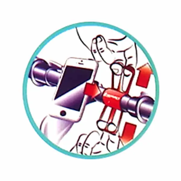 هولدر سیلیکونی موبایل دوچرخه ESPAD