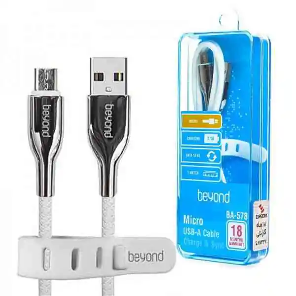 کابل فست شارژ میکرو یو اس بی بیاند مدل BA-577
