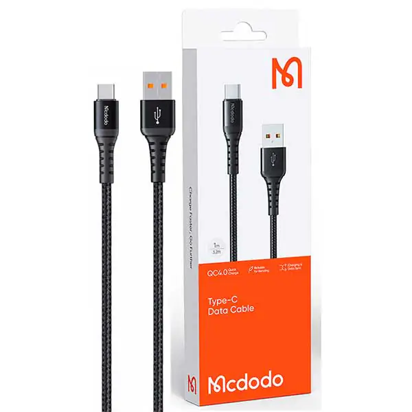 کابل تایپ سی فست شارژ Mcdodo CA-227 3A QC4.0 1m